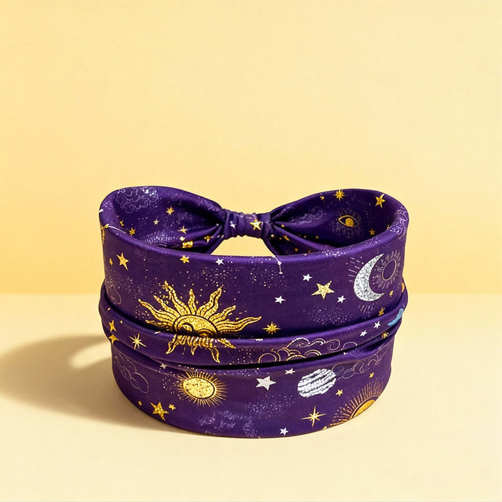 Bandeau de yoga ajustable Olivenorma Boho Lune et Étoile - 2 - image 2