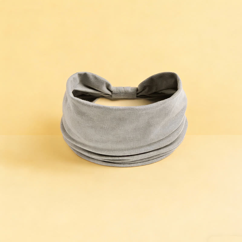 Olivenorma Boho solide large bandeau de sport extensible pour le yoga - Gris clair - image 13