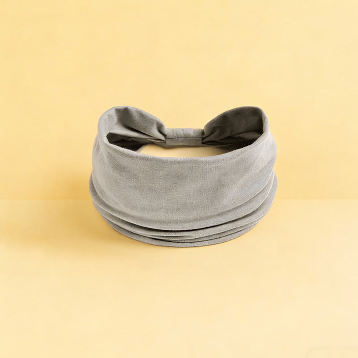 Olivenorma Boho solide large bandeau de sport extensible pour le yoga - Gris clair - image 13