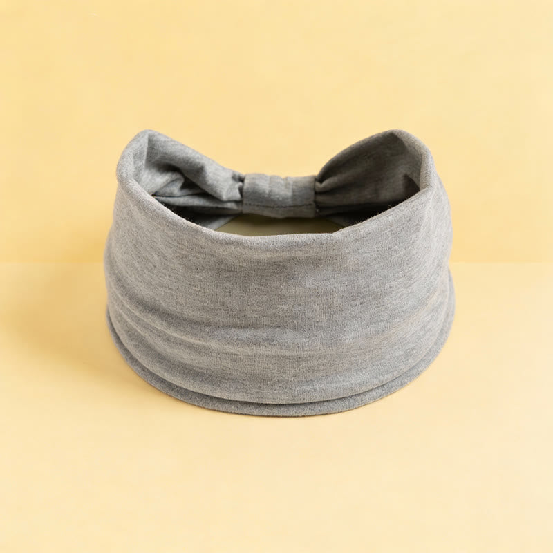 Olivenorma Boho solide large bandeau de sport extensible pour le yoga - Mélange gris clair - image 18