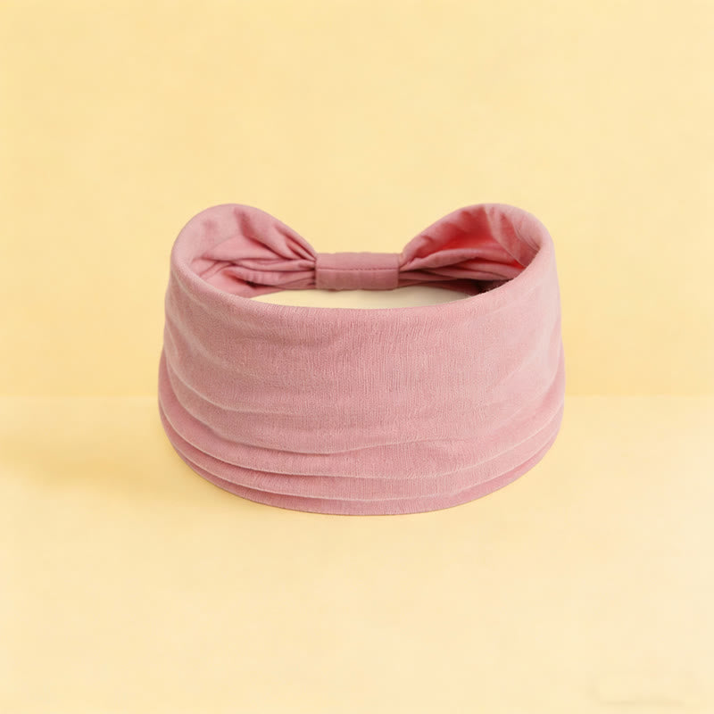 Olivenorma Boho solide large bandeau de sport extensible pour le yoga - Rose pêche - image 0