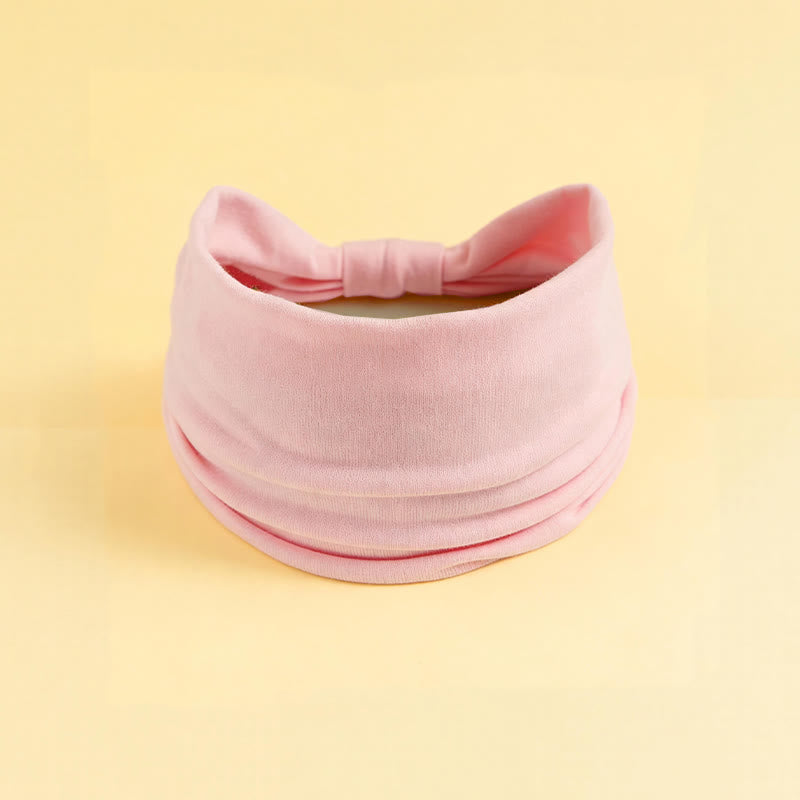 Olivenorma Boho solide large bandeau de sport extensible pour le yoga - Rose clair - image 21