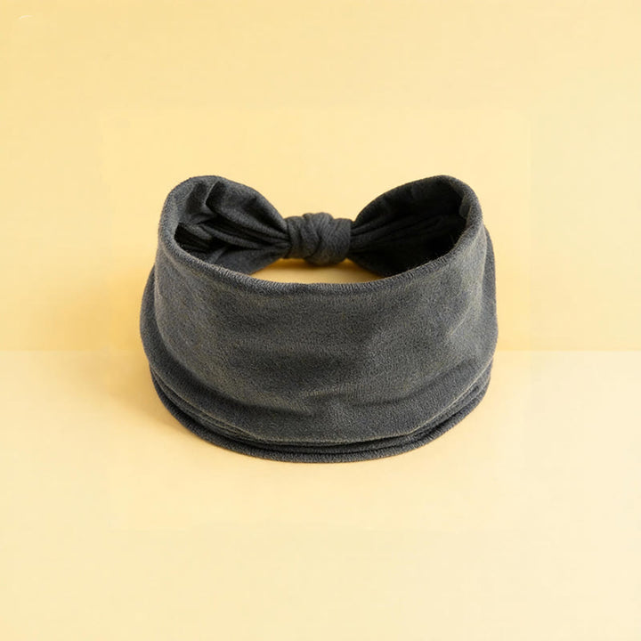 Olivenorma Boho solide large bandeau de sport extensible pour le yoga - Gris foncé - image 8