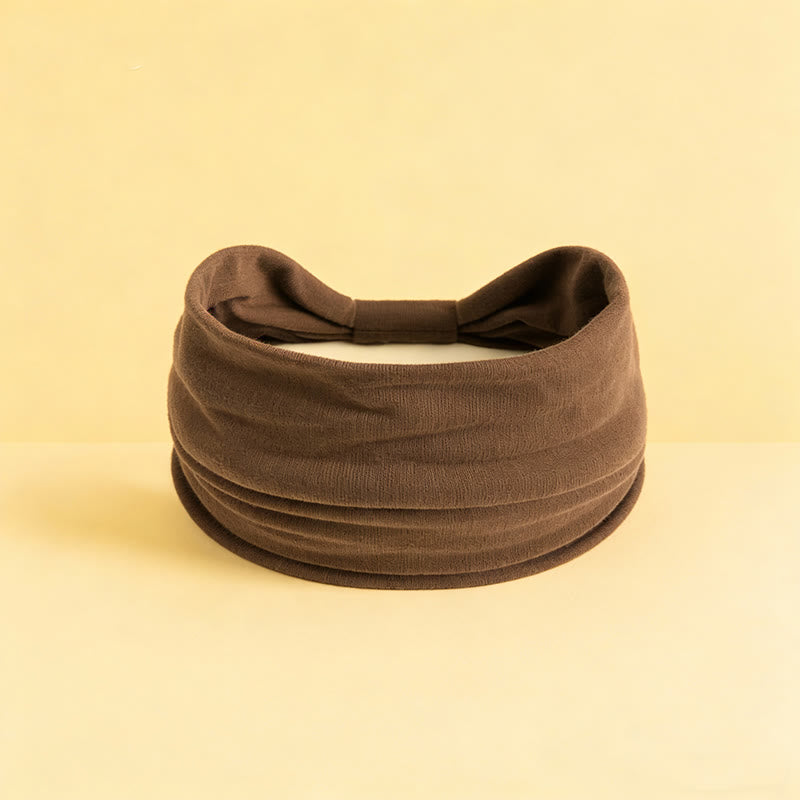 Olivenorma Boho solide large bandeau de sport extensible pour le yoga - Café noir - image 15