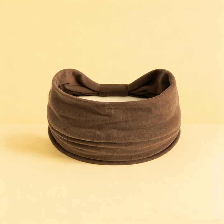 Olivenorma Boho solide large bandeau de sport extensible pour le yoga - Café noir - image 15