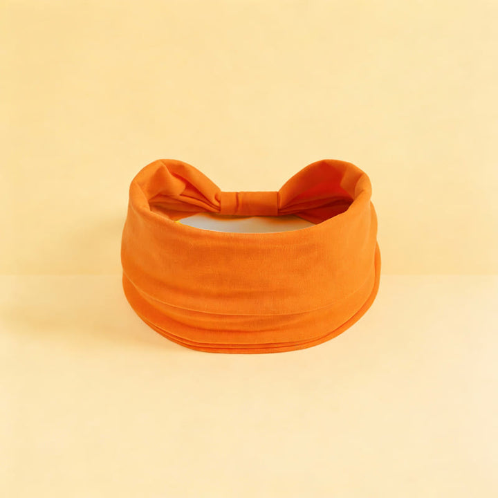 Olivenorma Boho solide large bandeau de sport extensible pour le yoga - Orange - image 17