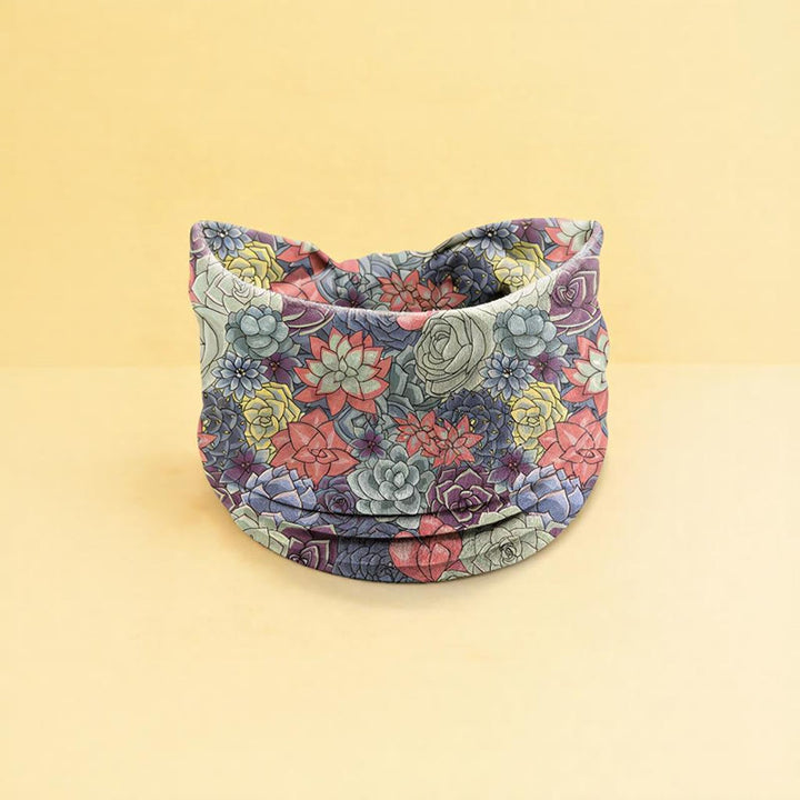 Bandeau de sport ajustable Olivenorma à imprimé floral bohème - Bleu clair - image 6