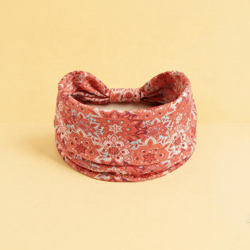 Bandeau de sport ajustable Olivenorma Boho à imprimé floral coloré - 1 - image 0