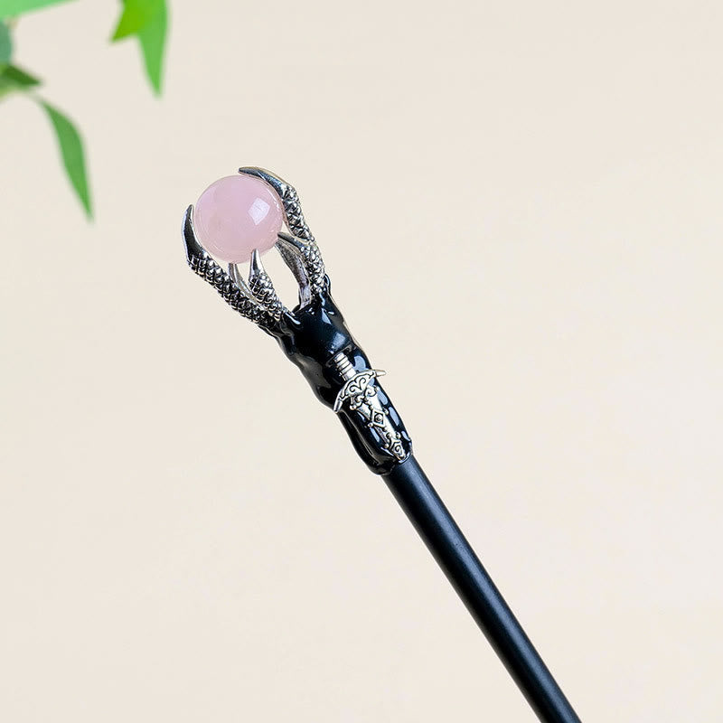 Baguettes de cristal en forme de griffe de dragon Olivenorma, pierres précieuses naturelles - Quartz rose - image 11