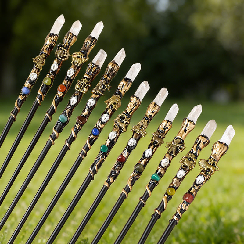 Baguettes magiques en cristal clair naturel Olivenorma 12 Constellations - image 0