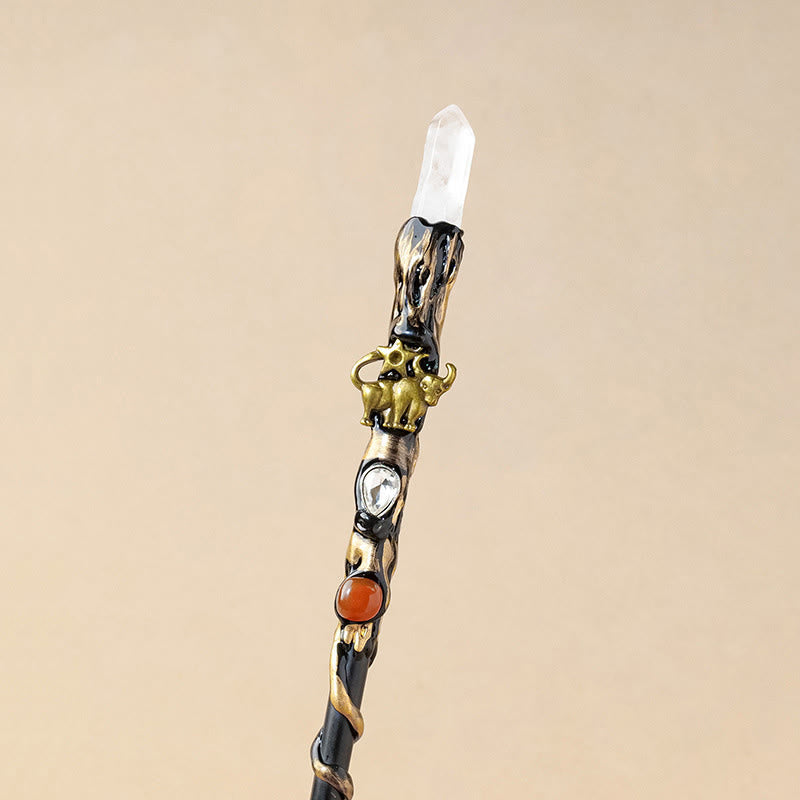 Baguettes magiques en cristal clair naturel Olivenorma 12 Constellations - Taureau - image 2