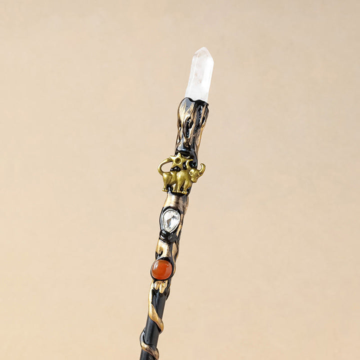 Baguettes magiques en cristal clair naturel Olivenorma 12 Constellations - Taureau - image 2