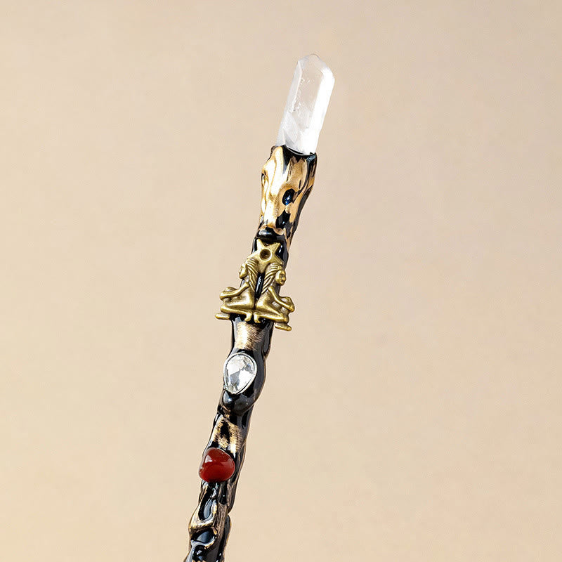 Baguettes magiques en cristal clair naturel Olivenorma 12 Constellations - Gémeaux - image 3