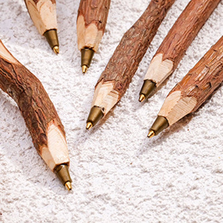 Stylo à bille en bois et pierres précieuses naturelles Olivenorma, baguettes de cristal - image 47