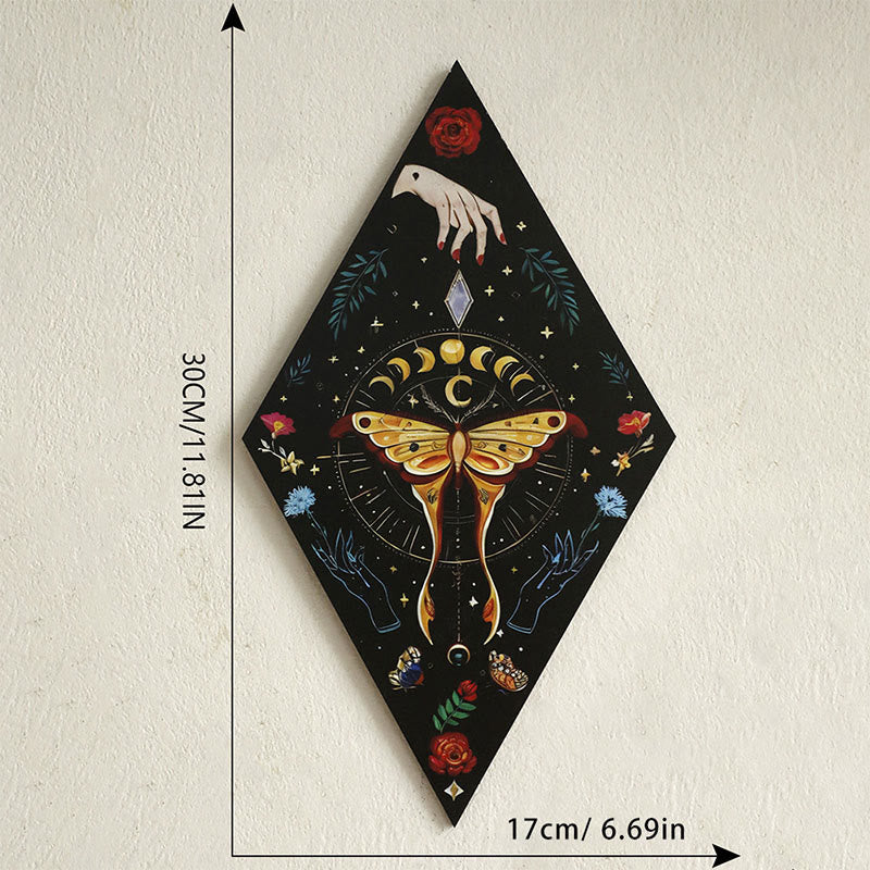 Étagère en bois Olivenorma en forme de losange et de papillon pour cristaux - F - image 6