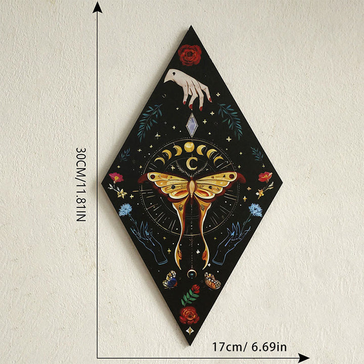 Étagère en bois Olivenorma en forme de losange et de papillon pour cristaux - F - image 6