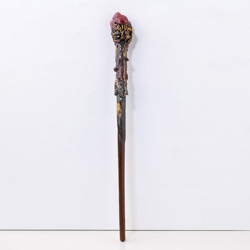 Baguettes magiques en cristal et pierres précieuses naturelles Olivenorma - Quartz fraise - Pierre brute - image 5