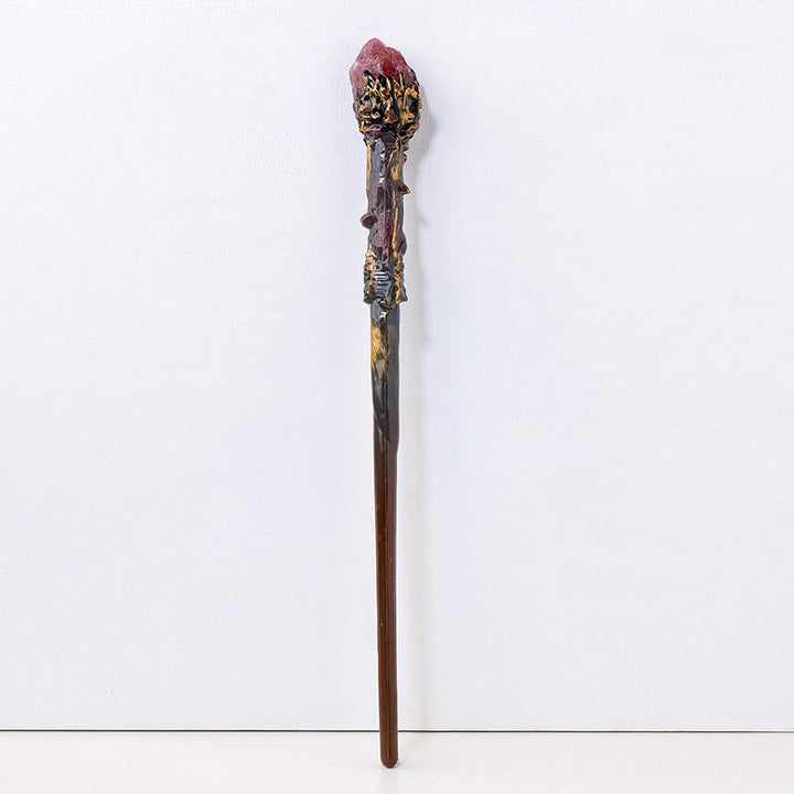 Baguettes magiques en cristal et pierres précieuses naturelles Olivenorma - Quartz fraise - Pierre brute - image 5