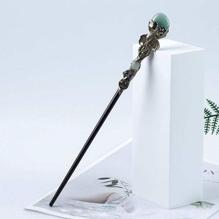 Baguettes magiques en cristal et pierres précieuses naturelles Olivenorma - Aventurine verte - image 9