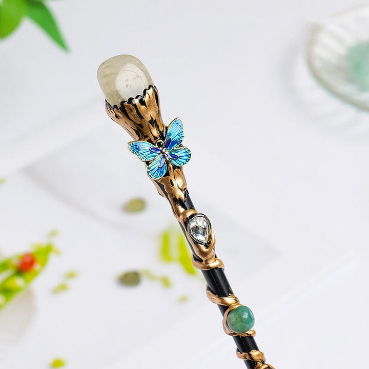 Baguettes magiques en cristal Olivenorma en pierre précieuse naturelle en forme de cœur et d'étoile - Style de pierre roulée de citrine - image 19