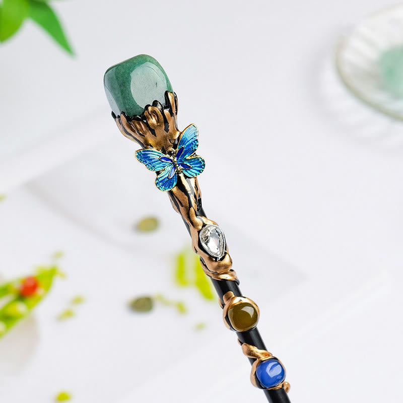 Baguettes magiques en cristal Olivenorma en pierre précieuse naturelle en forme de cœur et d'étoile - Style pierre roulée en aventurine verte - image 23