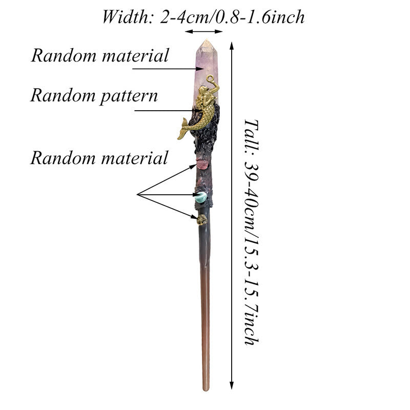 Baguettes magiques en cristal et pierres précieuses naturelles Olivenorma - image 17