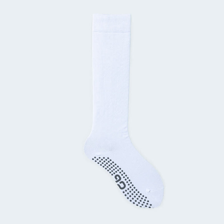 Chaussettes de sport et de yoga Olivenorma unies, antidérapantes, pour mollet. - Blanc - 8 paires - image 9