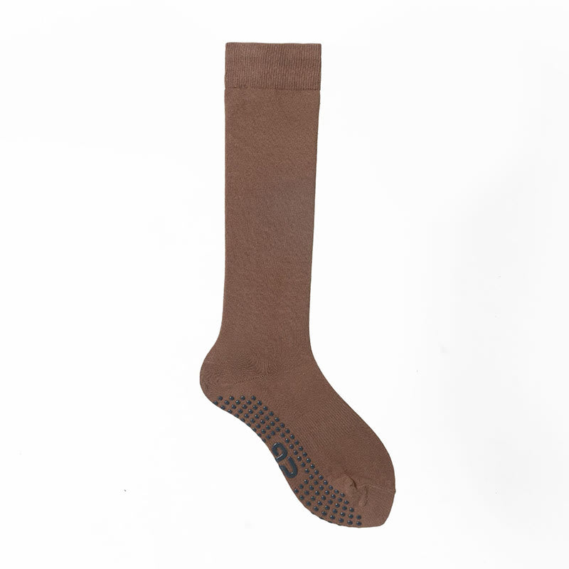 Chaussettes de sport et de yoga Olivenorma unies, antidérapantes, pour mollet. - Caramel - 8 paires - image 26
