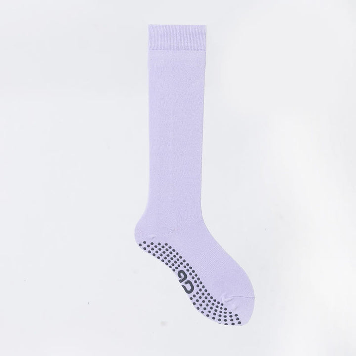 Chaussettes de sport et de yoga Olivenorma unies, antidérapantes, pour mollet. - Lilas - 8 paires - image 10
