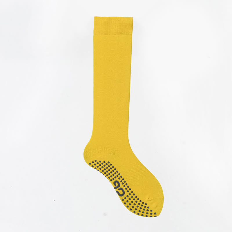 Chaussettes de Pilates et de fitness Olivenorma, couleur unie, mi-mollet, antidérapantes, en coton respirant pour un confort et un maintien optimaux, idéales pour le yoga. - Jaune miel - 10 paires - image 32