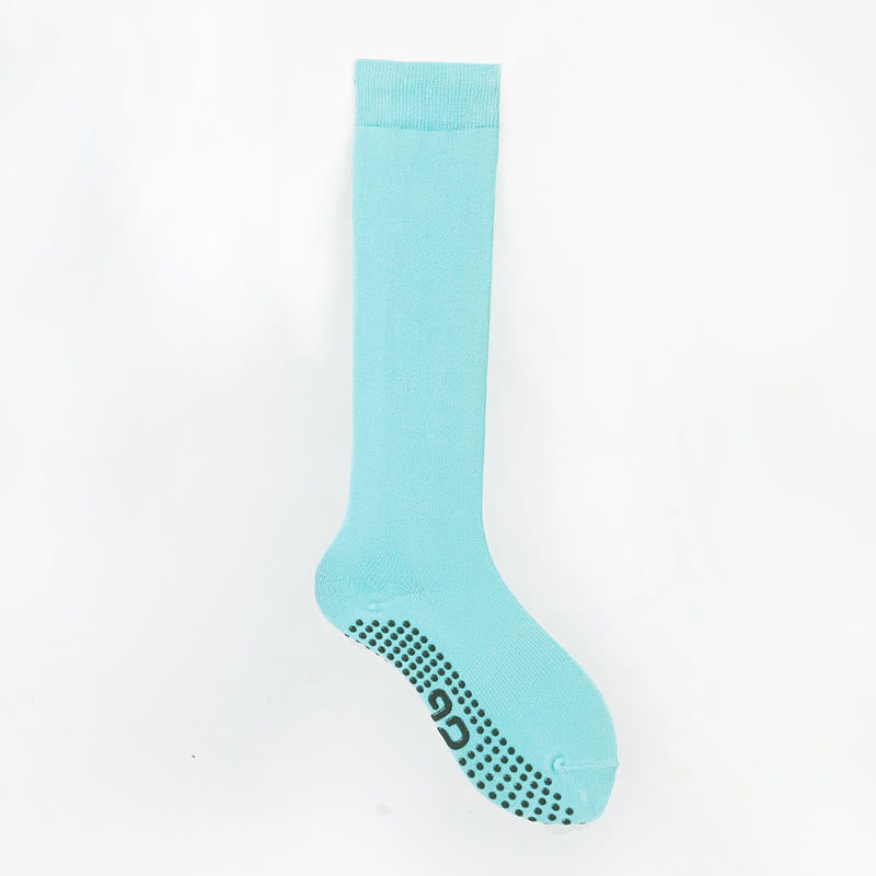Chaussettes de sport et de yoga Olivenorma unies, antidérapantes, pour mollet. - Bleu douillet - 8 paires - image 11