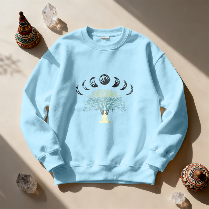 Sweat-shirt Olivenorma Arbre de Vie Cœur Namaste Yoga Méditation Bien-être Mental Spirituel - image 16