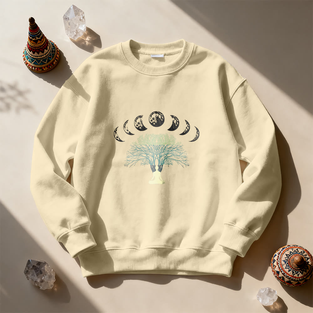 Sweat-shirt Olivenorma Arbre de Vie Cœur Namaste Yoga Méditation Bien-être Mental Spirituel - image 6