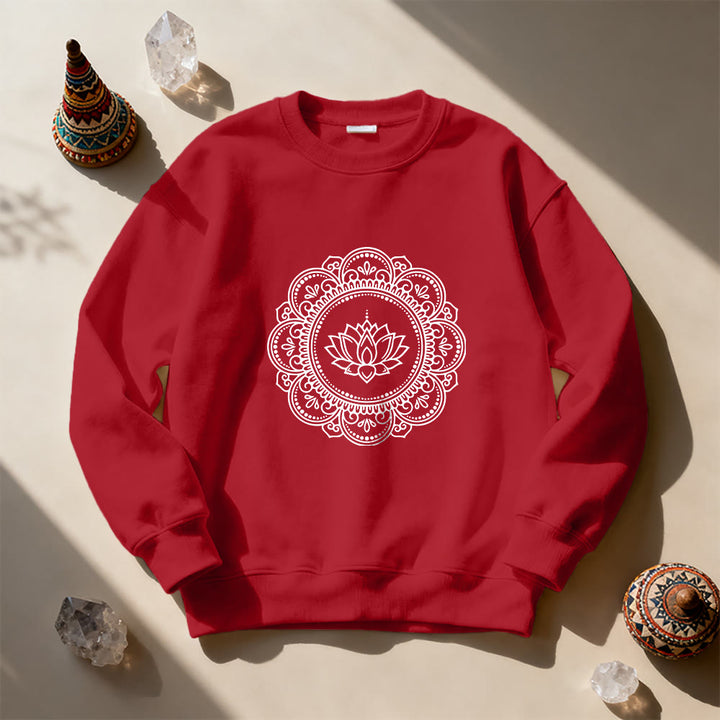 Sweat-shirt géométrique Olivenorma Mandala Boho Spirituel Yoga Méditation - image 12
