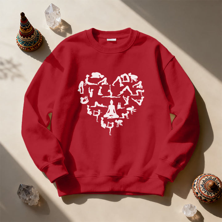 Sweat-shirt de yoga et de méditation Olivenorma Heart Namaste - image 10