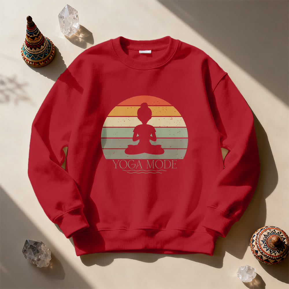 Sweat-shirt humoristique Olivenorma pour les amoureux du yoga - image 10