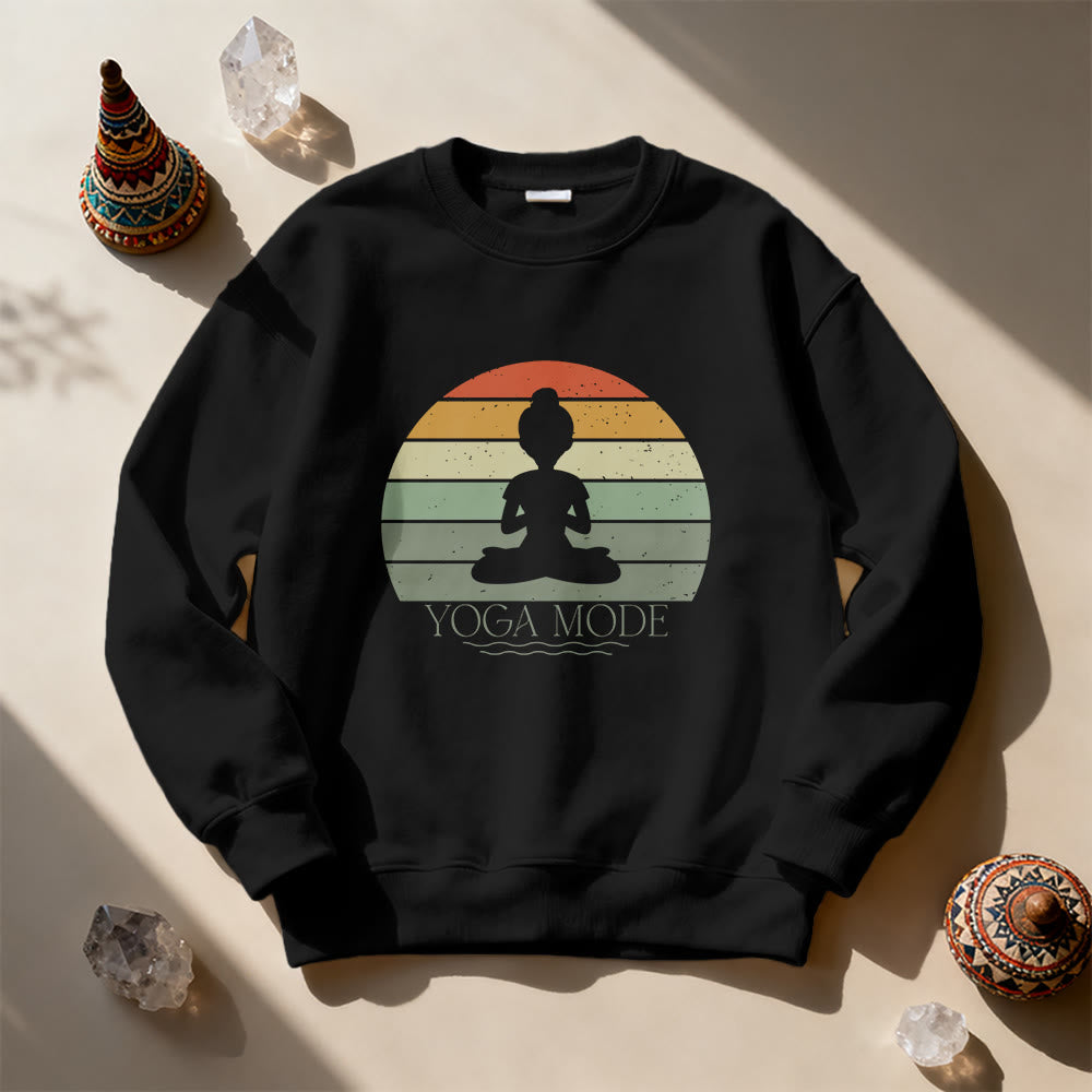 Sweat-shirt humoristique Olivenorma pour les amoureux du yoga - image 4