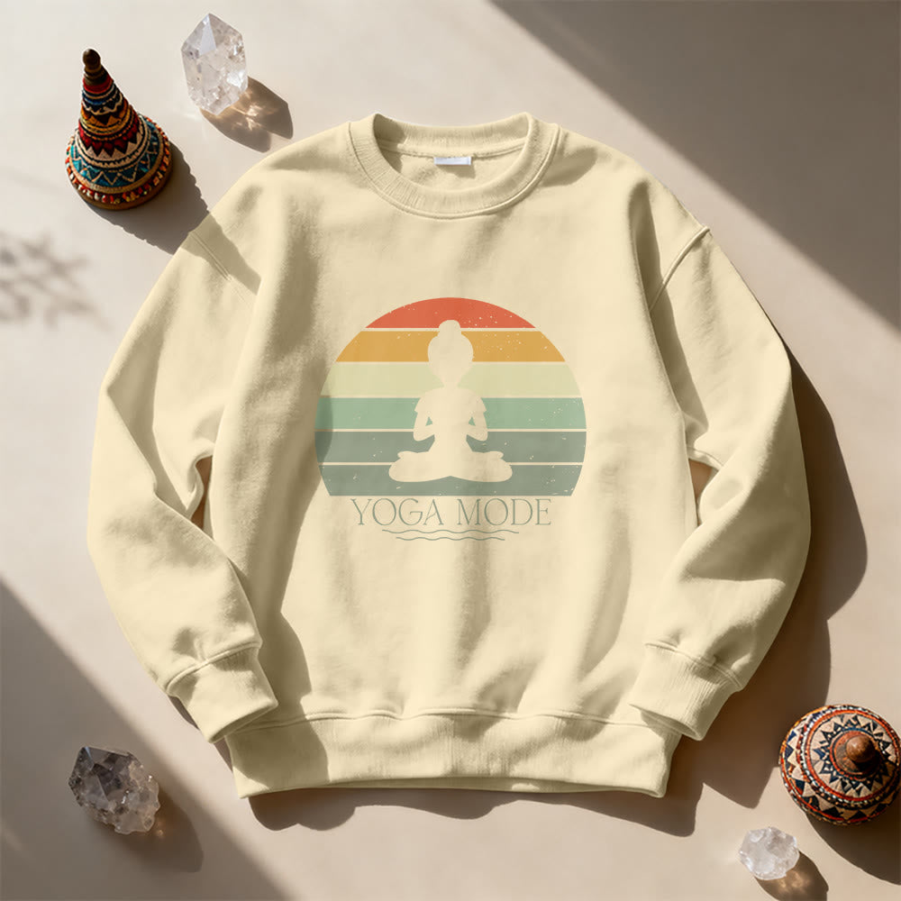 Sweat-shirt humoristique Olivenorma pour les amoureux du yoga - image 1