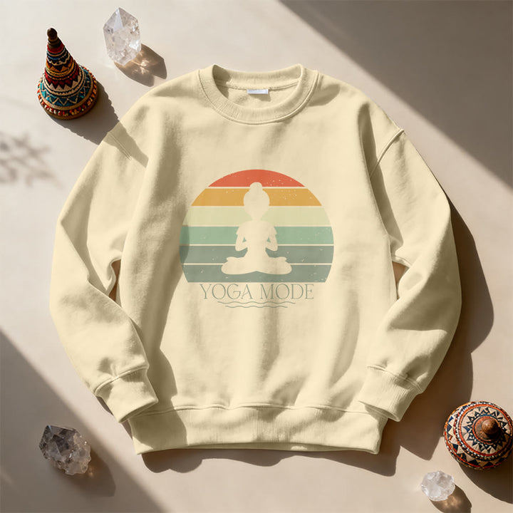 Sweat-shirt humoristique Olivenorma pour les amoureux du yoga - image 1