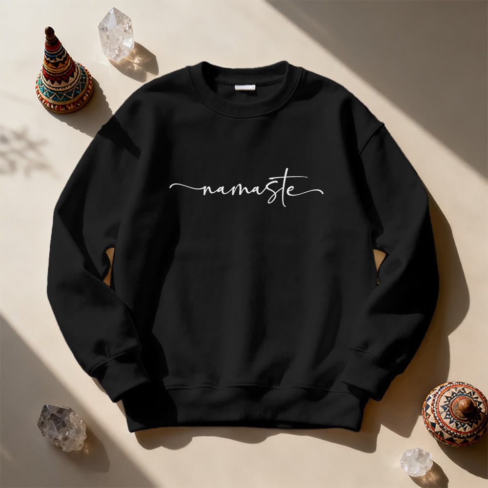 Sweat-shirt de méditation Olivenorma Namaste Yoga - image 1