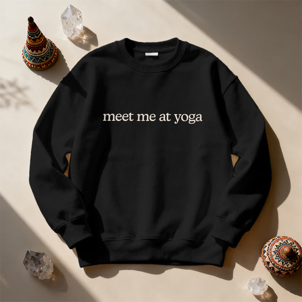 Sweat-shirt mignon Olivenorma Meet Me At Yoga - image 4