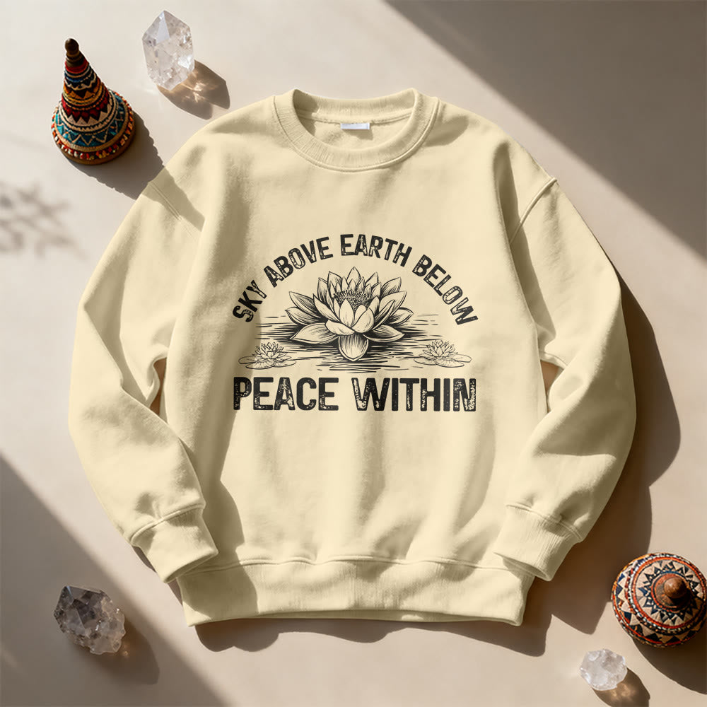 Sweat-shirt Olivenorma Lotus pour méditation de pleine conscience - image 10