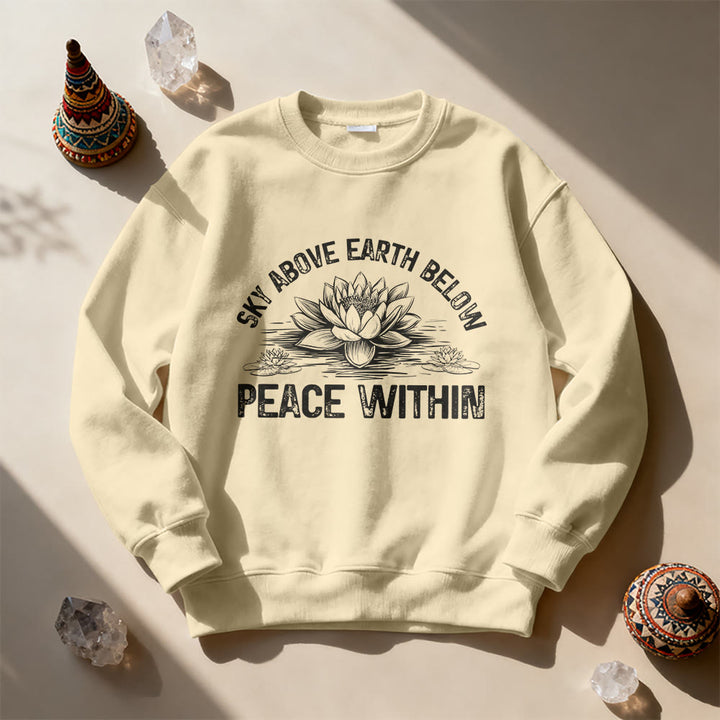 Sweat-shirt Olivenorma Lotus pour méditation de pleine conscience - image 10