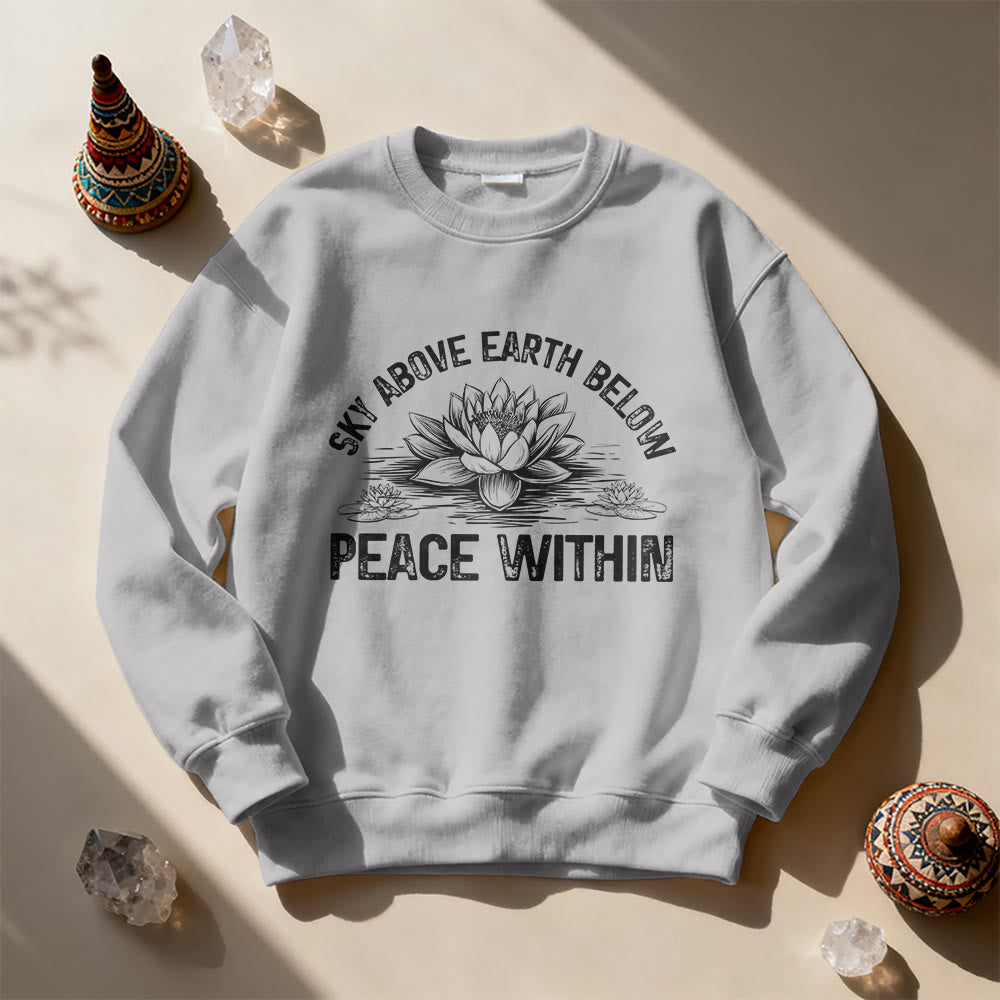 Sweat-shirt Olivenorma Lotus pour méditation de pleine conscience - image 1