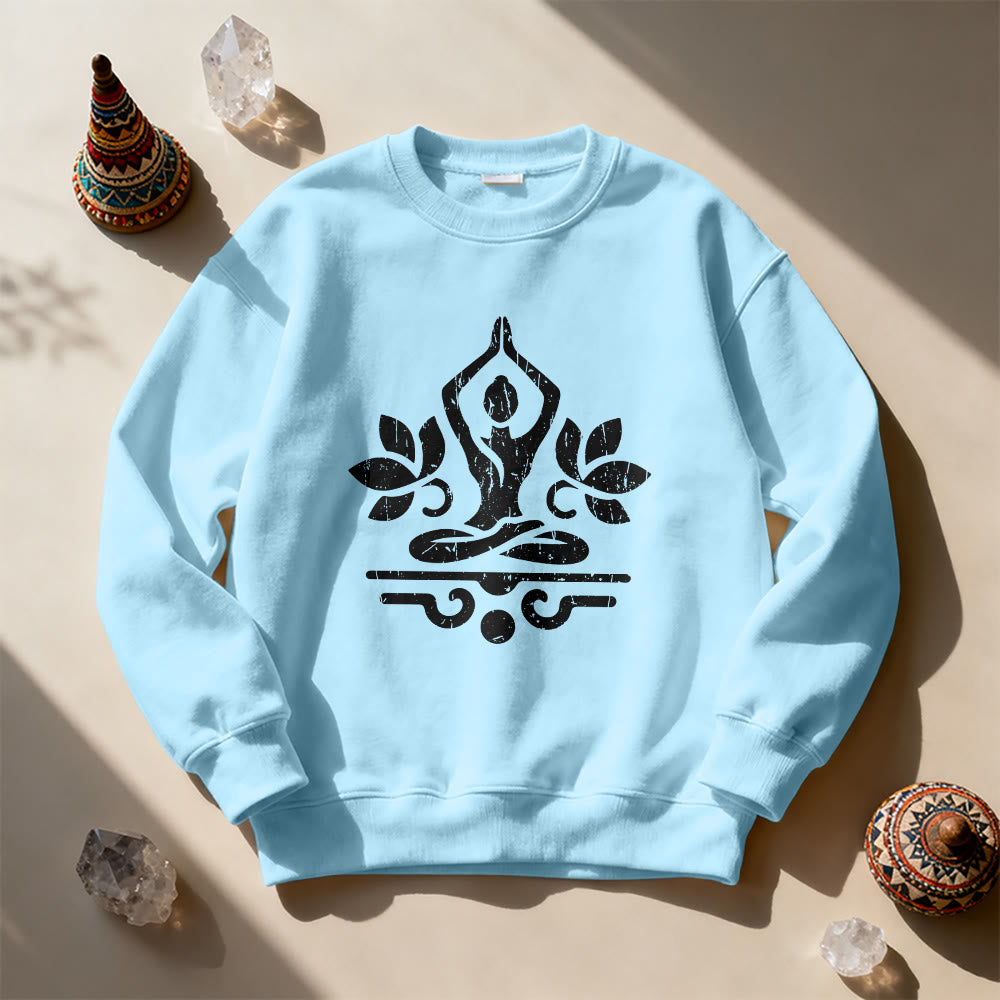Sweat-shirt Olivenorma Namaste Yoga Lover - image 16