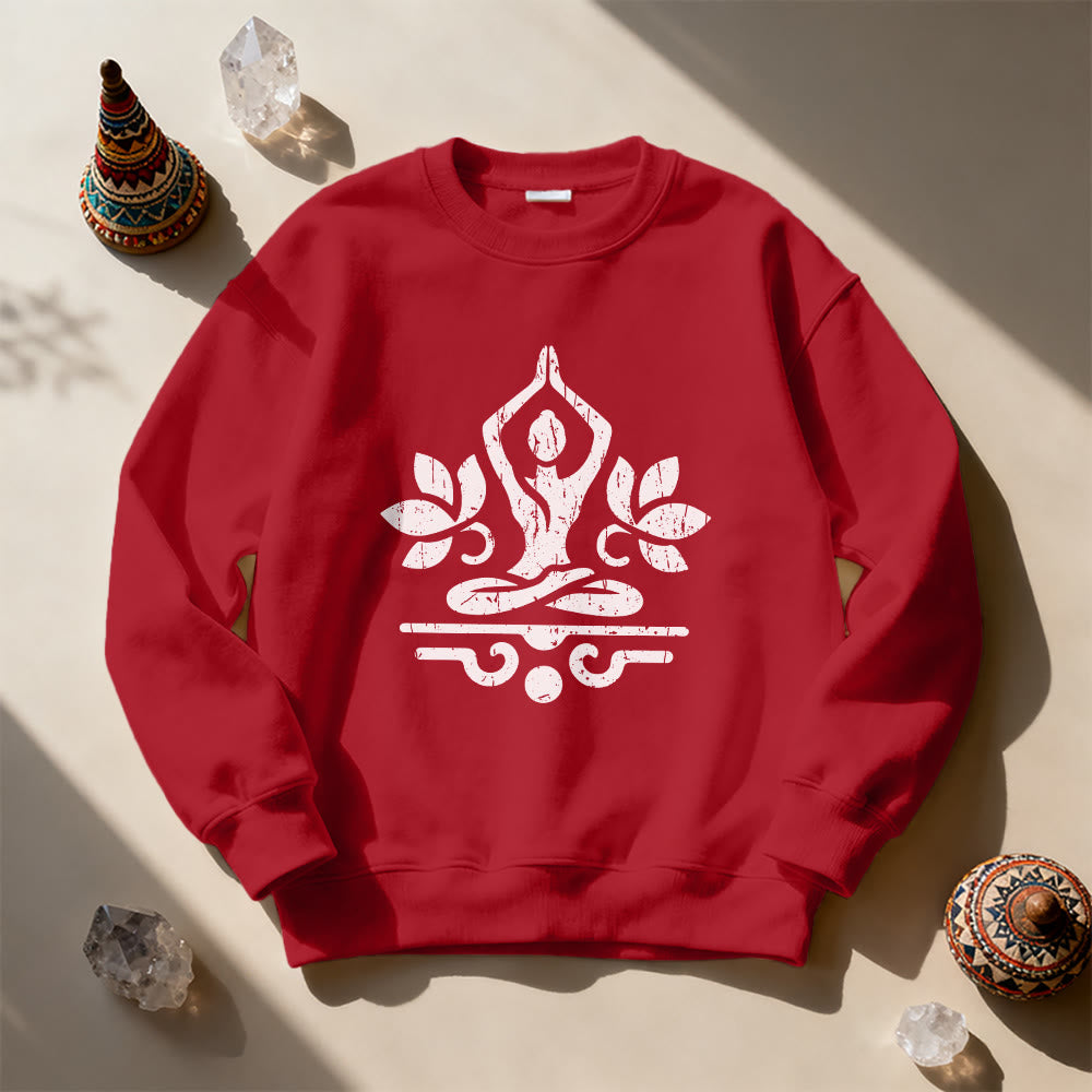 Sweat-shirt Olivenorma Namaste Yoga Lover - image 14