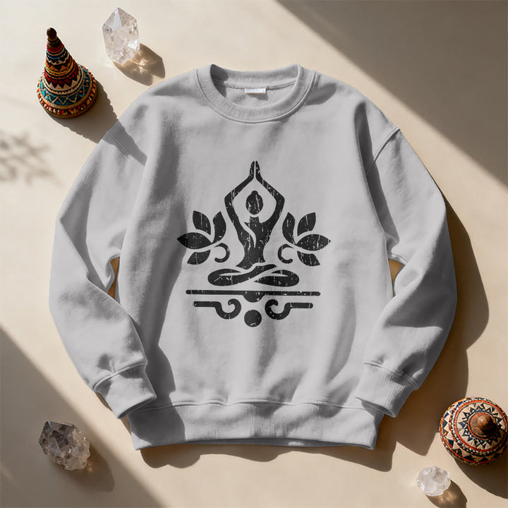 Sweat-shirt Olivenorma Namaste Yoga Lover - image 4