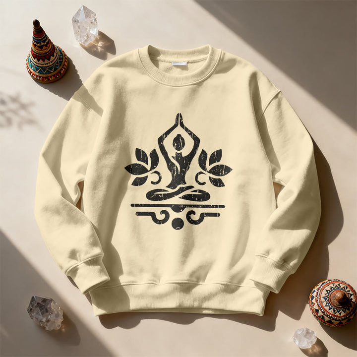 Sweat-shirt Olivenorma Namaste Yoga Lover - image 12