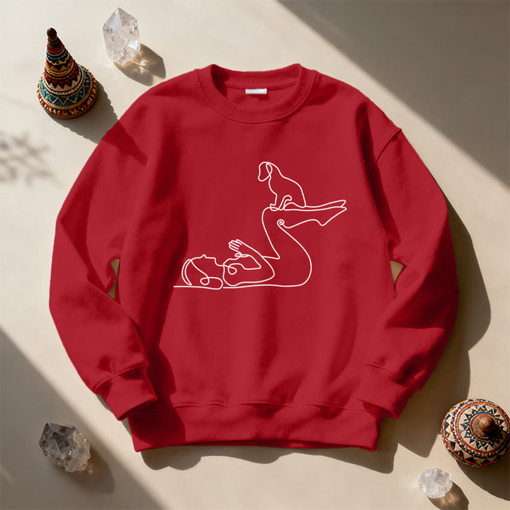 Sweat-shirt Olivenorma Yoga pour amoureux des chiens - image 14