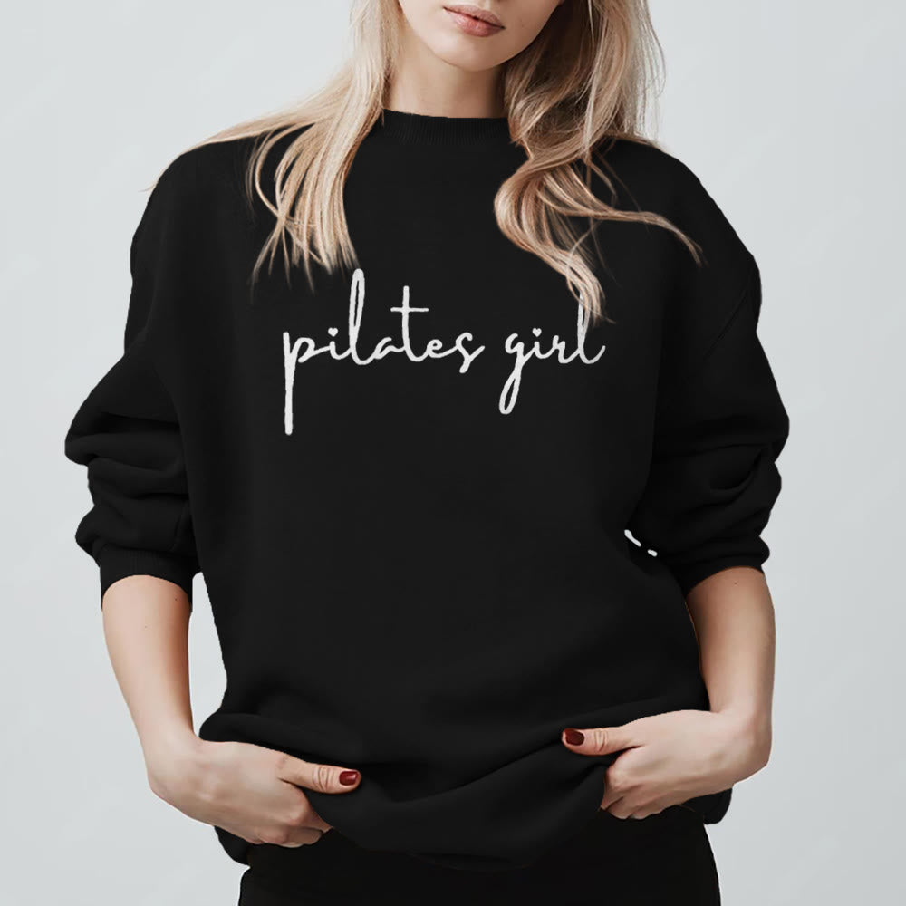 Sweat-shirt de fitness Olivenorma Pilates pour fille - Noir - 2XL - image 11